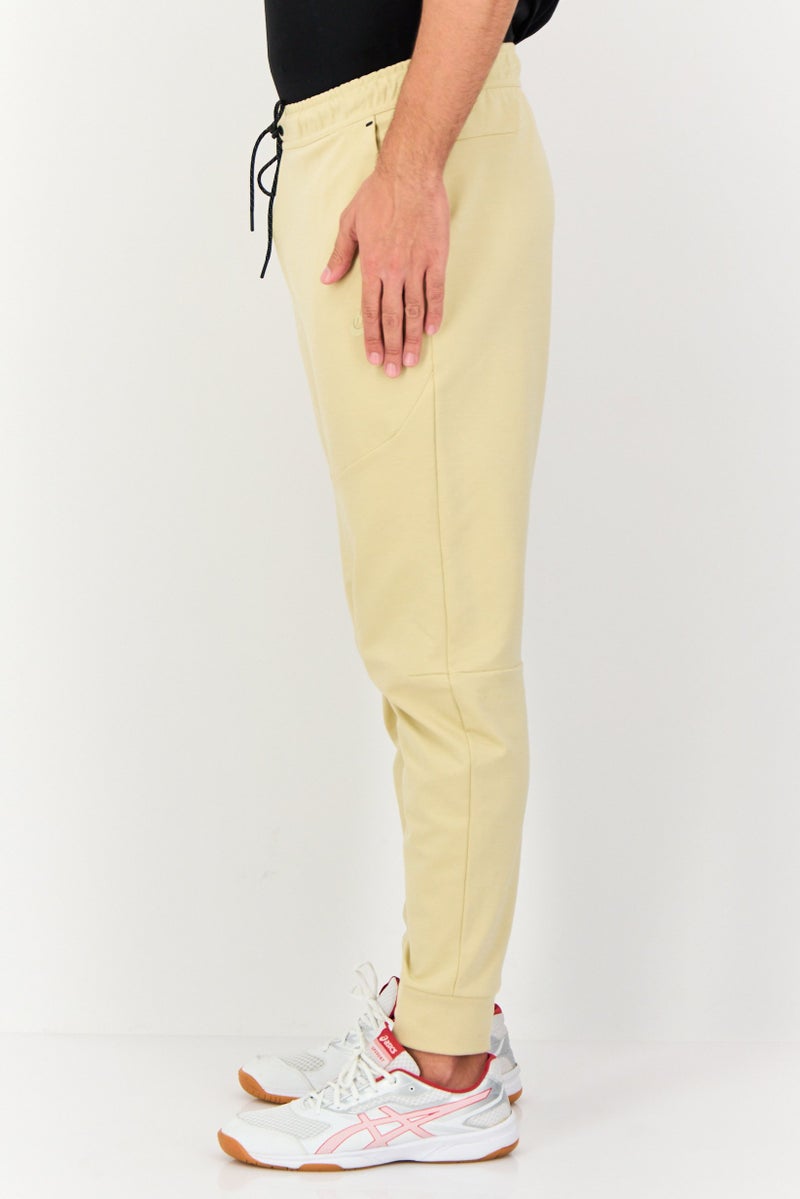 Nike سروال رياضي طويل ضيق للرجال، بيج - Image 2